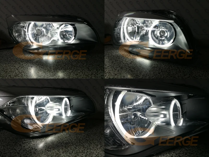 Отличные c образные стильные ультра яркие CCFL ангельские глазки для BMW X1 E84 2009 2010 2011