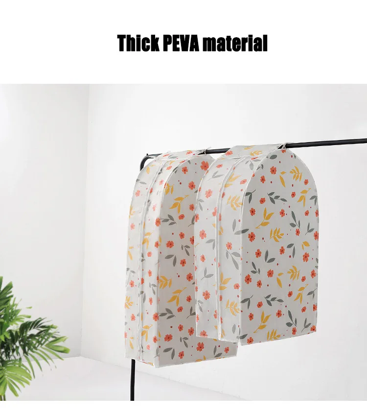 TWDW PEVA трехмерный пылезащитный чехол для одежды шкаф пальто костюм хранения висячая сумка Домашний Органайзер