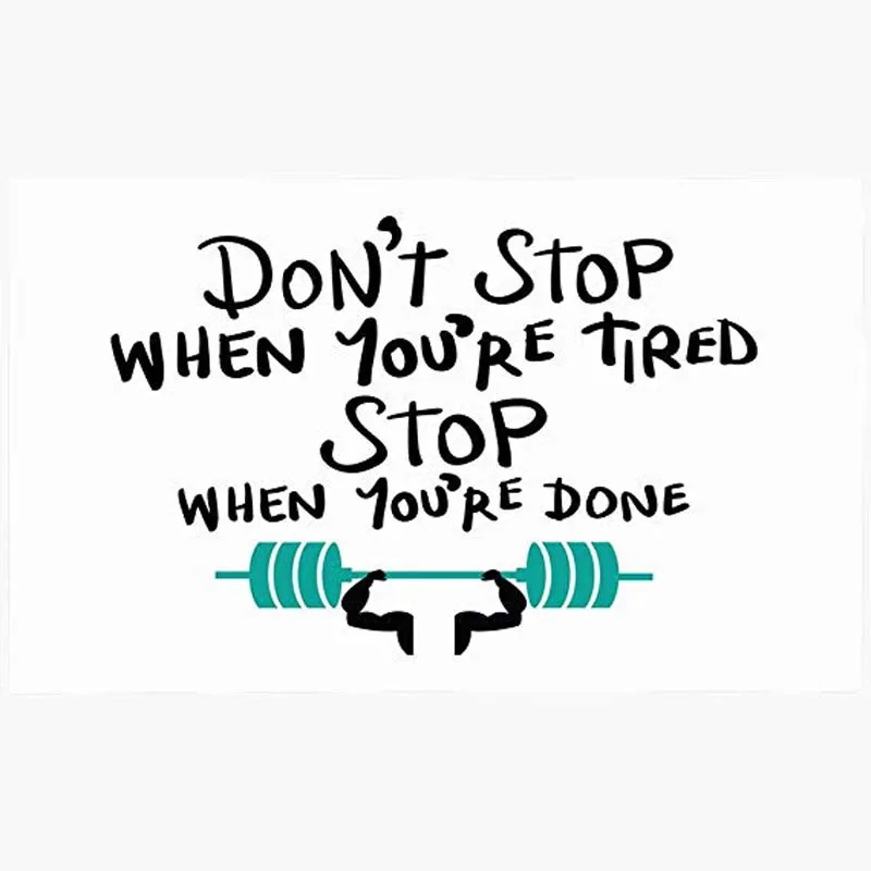 Коврик для двери тренировки фитнеса бодибилдинга мотивации красоты спорта