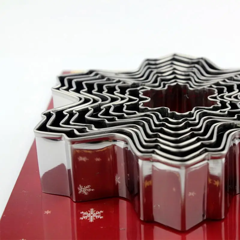 Рождественский резак для печенья Снежинка модель из нержавеющей стали помадка