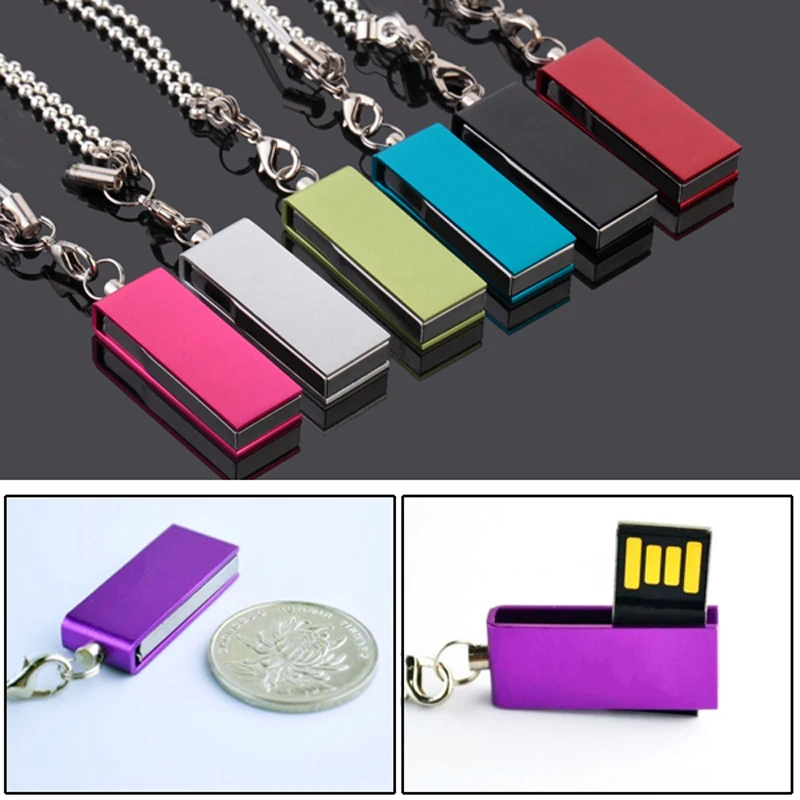 Новый металлический USB флеш-накопитель usb2.0 32 ГБ флешка 16 8 4g usb-накопитель