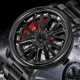 SANDA Men Sports Car Wheel Wrist Watch Quartz Waterproof Mesh Rim Hub Watches For Male Clock Relogio Masculino Military 2021 Other Image
