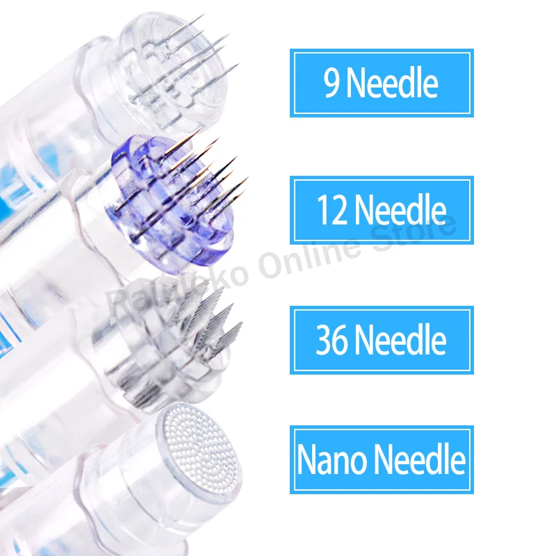 Винт Сменные чернила татуировки Micro Derma Инструменты Набор Игл 9 /12 / 36 Pin/круглый Nano