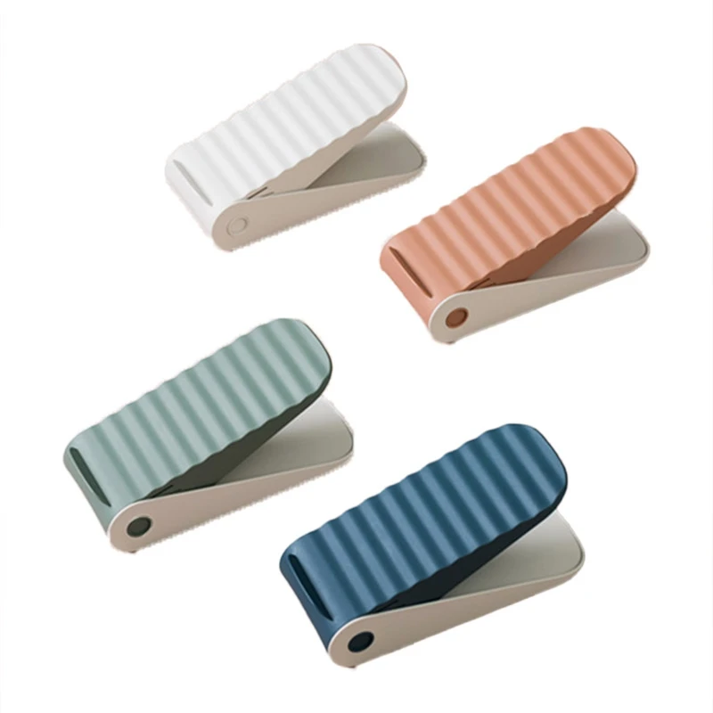 

4Pcs Household Storage Dust Proof Shoe Rack, Shoe Cabinet Partition, Layered Rack, Adjustable Shoe Bracket, Storage Rack