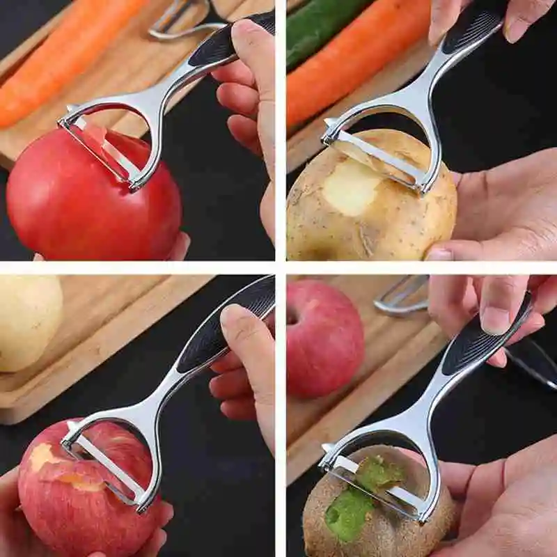 

Kitchen Steel Peeler Vegetable Fruit Spud Potato Carrot Slicer Hand Peeler Speed Cutter Tool Kitchen Cooking Tool