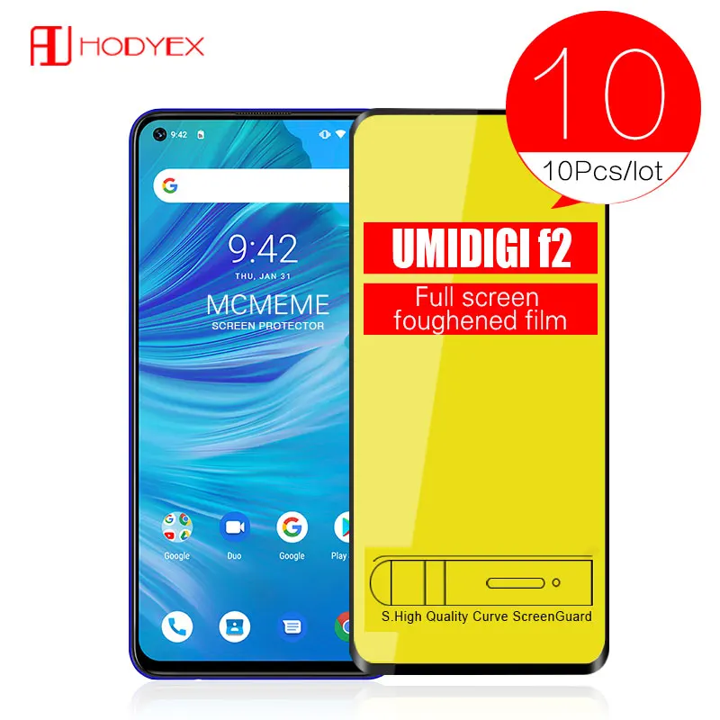 10 шт./партия новинка 9 H 3D закаленное стекло Защита экрана для Umidigi F2 6 53 &quot защитная
