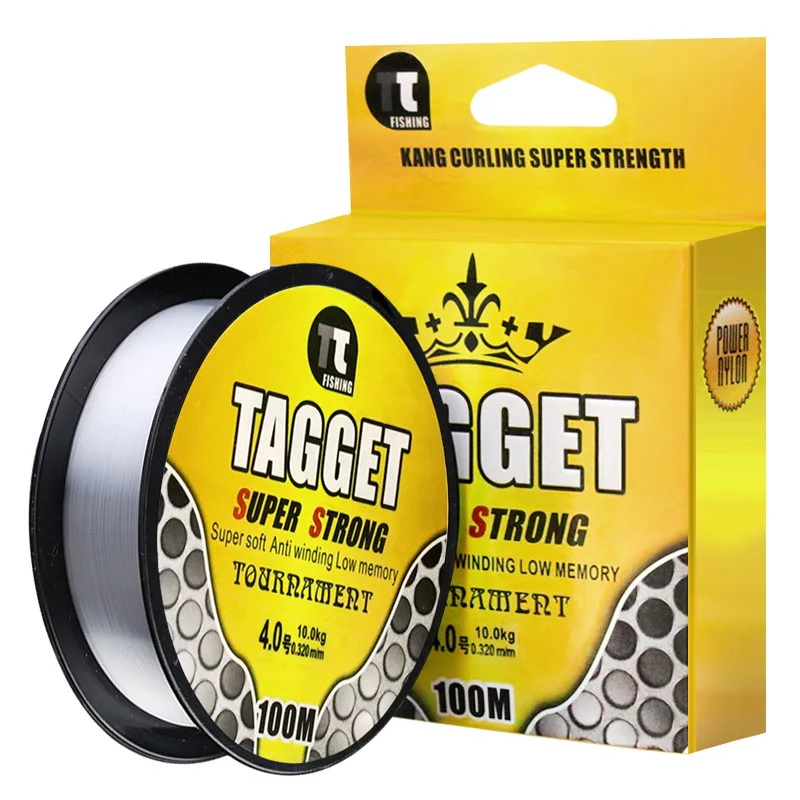 Прозрачная нейлоновая рыболовная леска 100 м Леска для морской рыбалки lua far cast |