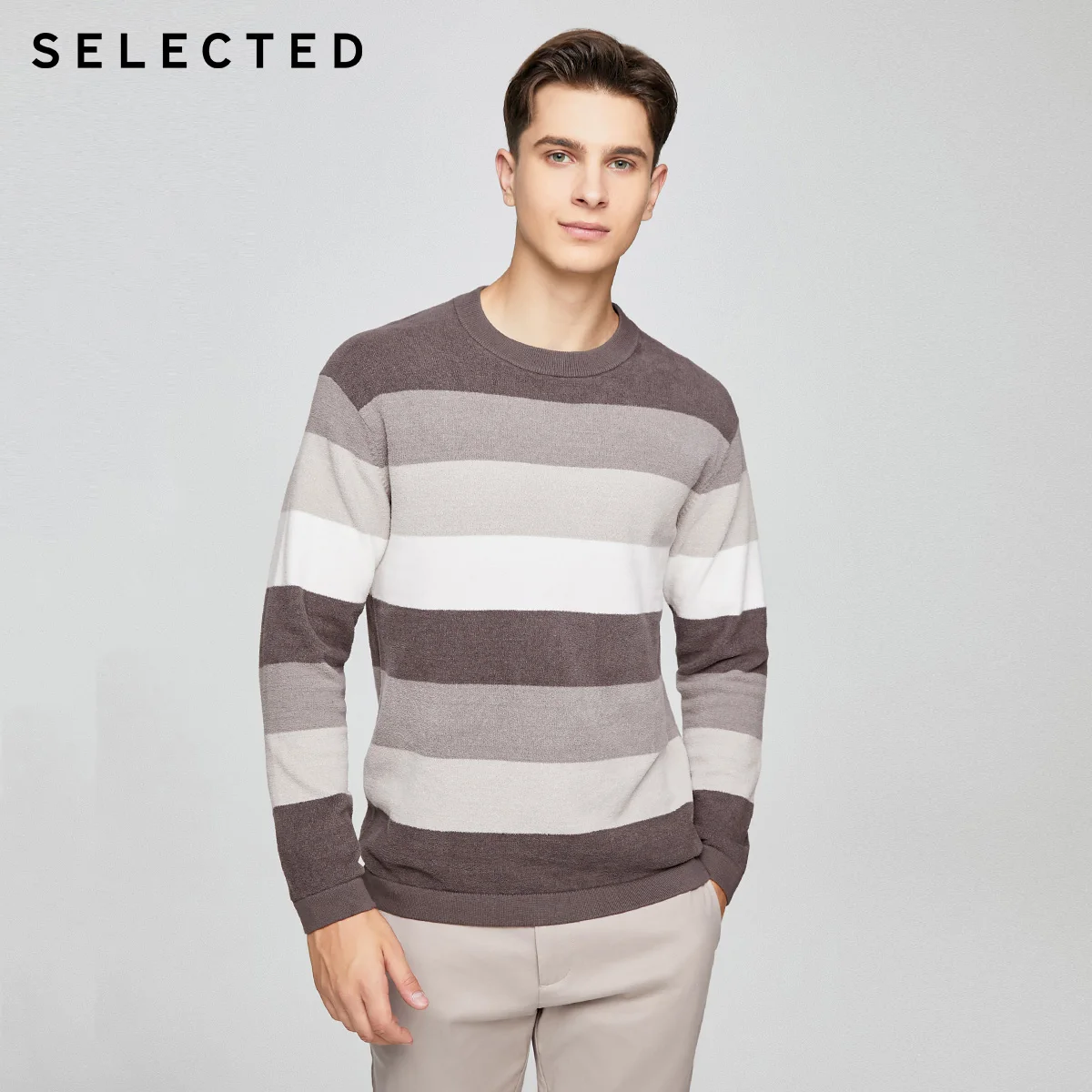 

SELECTED Man's New Assorted Colors Trendy long sleeves knit S|420324010
