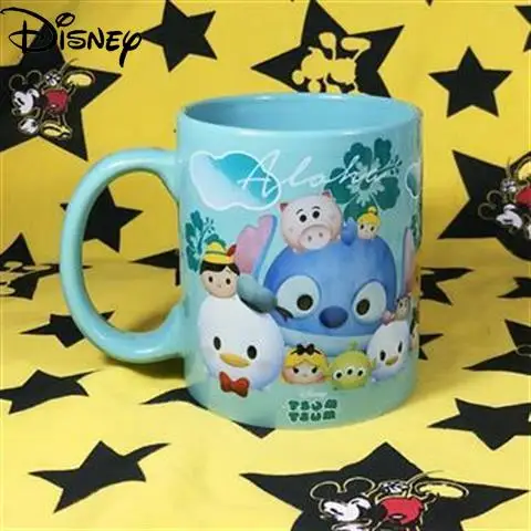 

Disney Cute Cartoon Mickey Needle Three-eye Ceramic Cup Simple Large-capacity Mug Coffee Cup Collection Cup Milk Cup