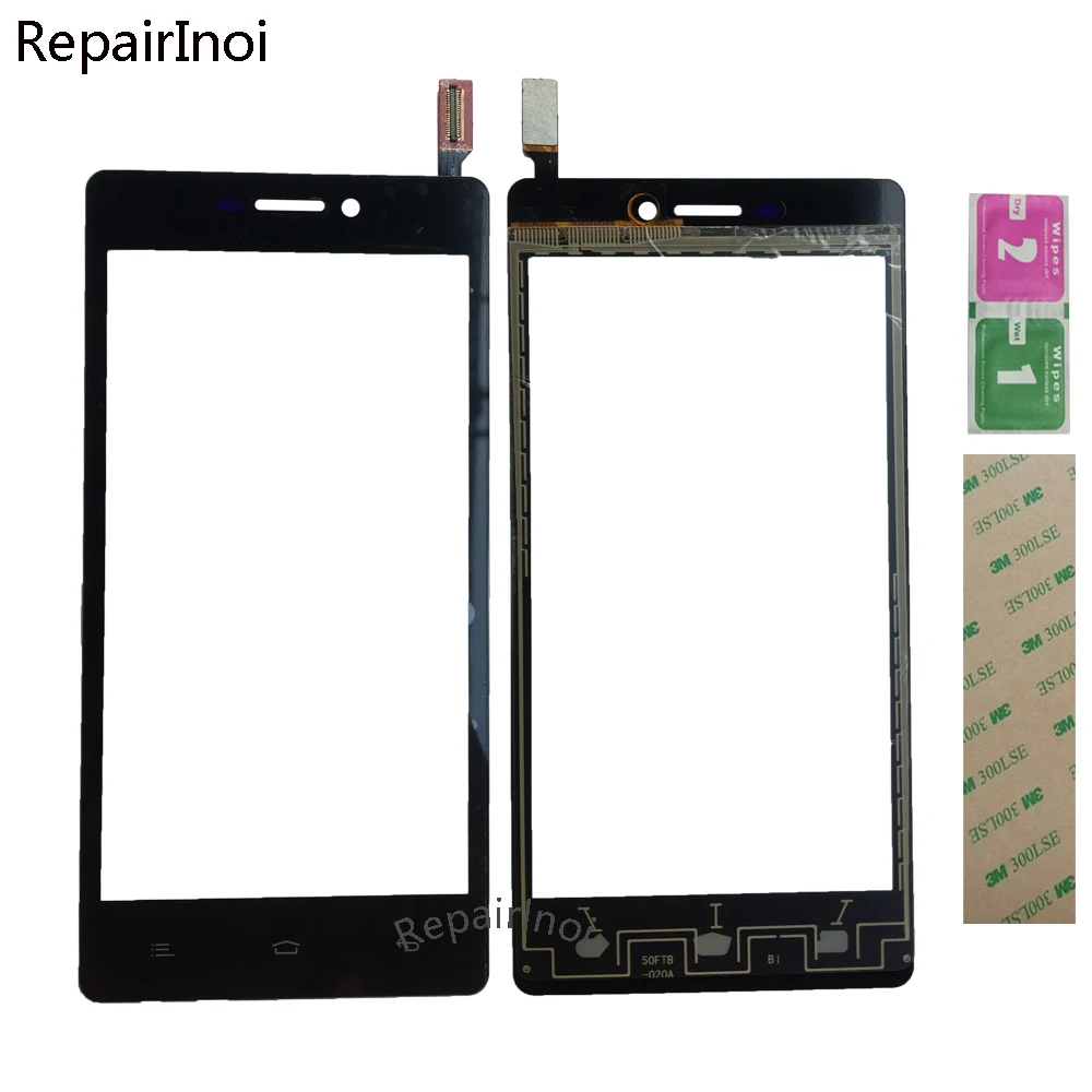 

10pcs Touch Screen For FLY IQ4501 EVO ENERGIE 4 Digitizer Touch Panel Screen Sensor Outer Glass Lens 3M Glue