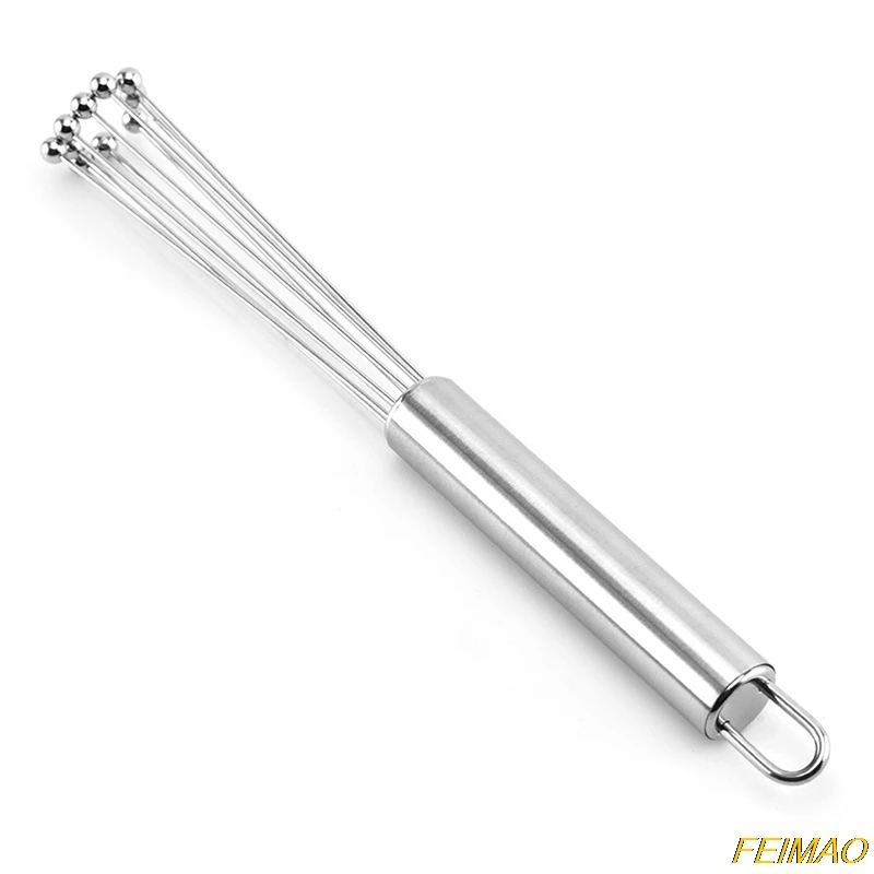 Нержавеющая сталь венчик для яиц Ручной смеситель яйцо колотушки Кухня Пособия