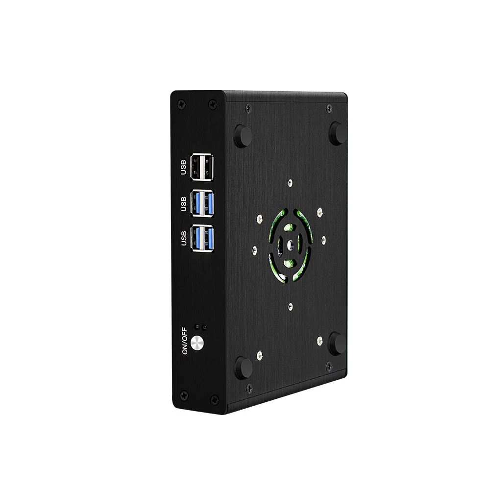 Мини-ПК Topton без вентилятора двухдиапазонный Wi-Fi Gigabit Ethernet VGA HDMI дисплей Intel Core i5 8265U