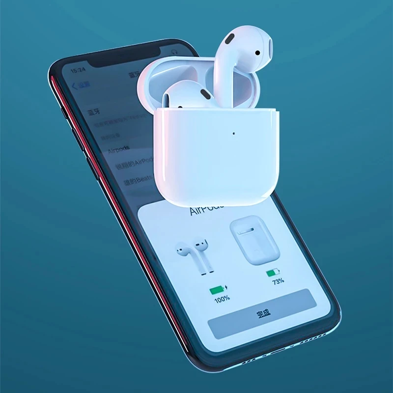 Фото TWS-стереонаушники Pro4 с поддержкой Bluetooth для Redmi/Huawei/Xiaomi Электроника TWS-стереонаушники Pro4 с поддержкой Bluetooth для Redmi/Huawei/Xiaomi Электроника