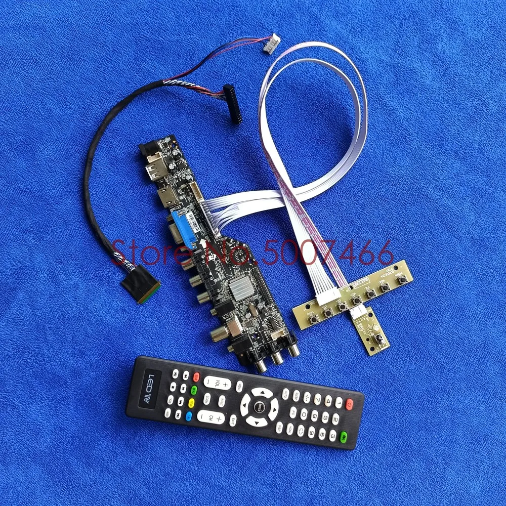 

For LP125WH2-TLB1/TLB2/TLD1/TLE1/TLFA 40-Pin LVDS DVB digital 1366*768 monitor VGA USB AV TV 3663 LCD Controller board Kit