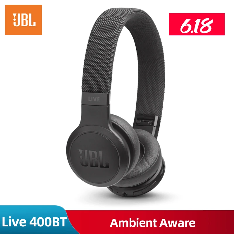 Беспроводные наушники JBL Live 400BT Bluetooth с глубокими басами Hi Fi гарнитура стерео