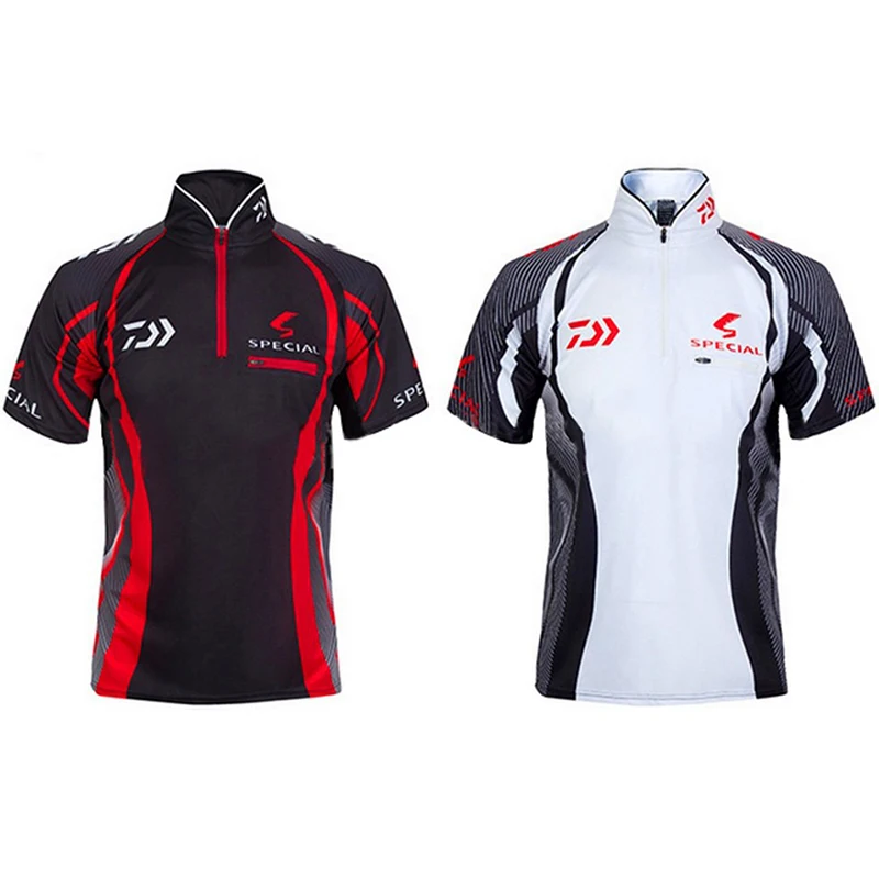 

Новинка 2020, Летняя мужская рубашка для рыбалки, специальная Влагоотводящая дышащая рыболовная рубашка с коротким рукавом, одежда для рыбал...