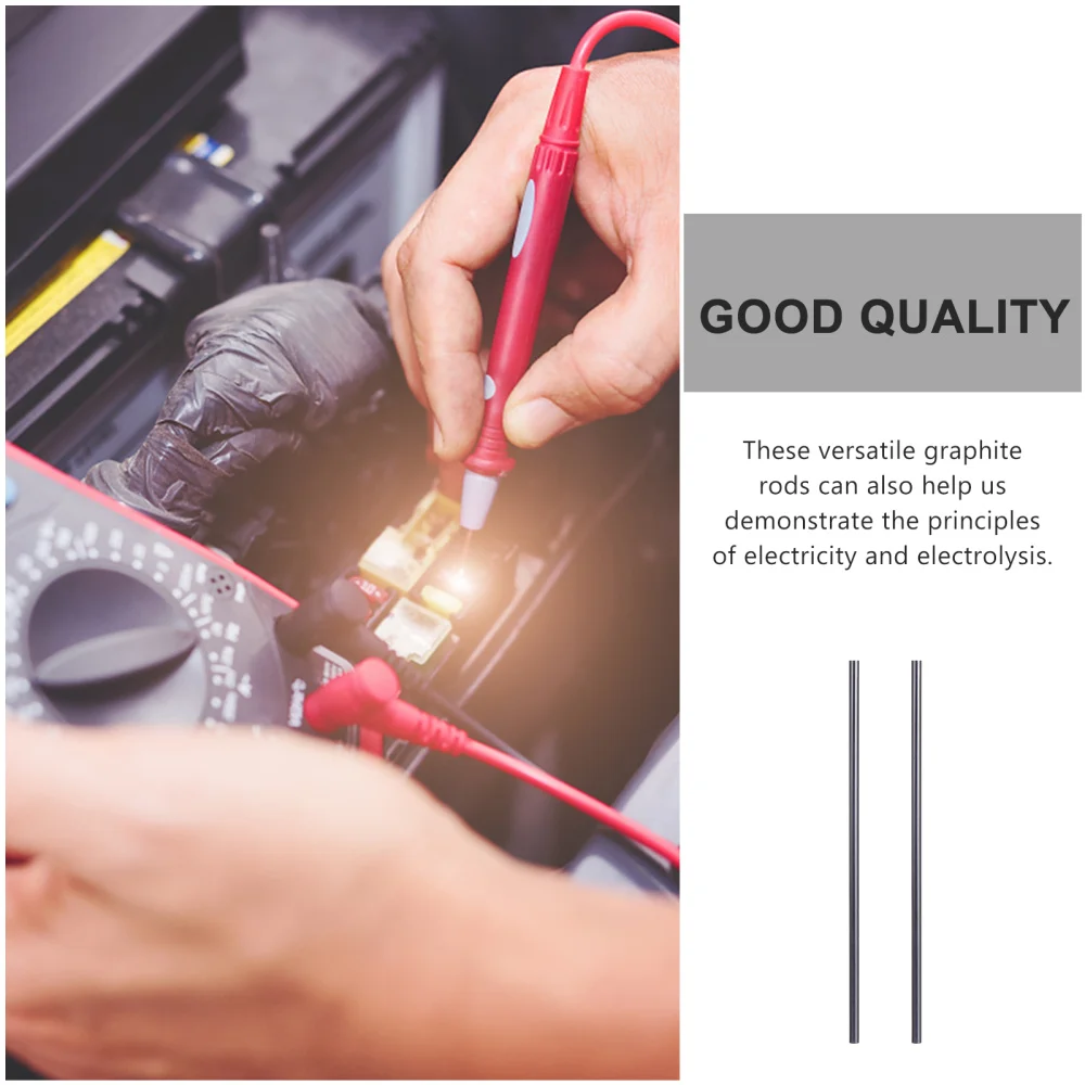 

2Pcs Graphite Crucible Stir Stick Stirring Liquid Mixing Stirring Rod (Grey)