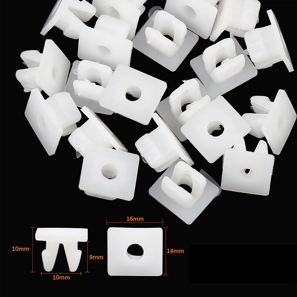 20 шт пряжки пластиковые заклепки белый бампер крыло крепежные зажимы для Toyota 90189