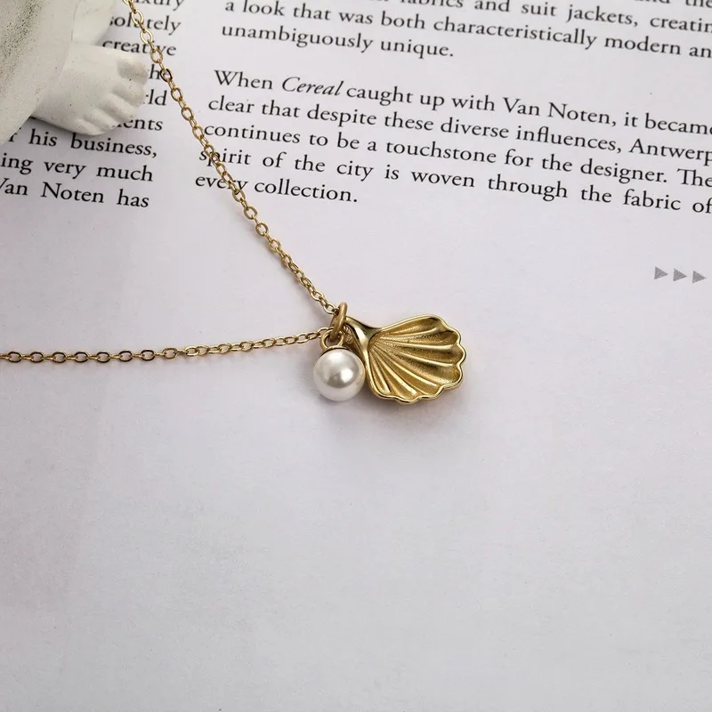 Leouerry ожерелье из стерлингового серебра 925 пробы с жемчужинами индивидуальное