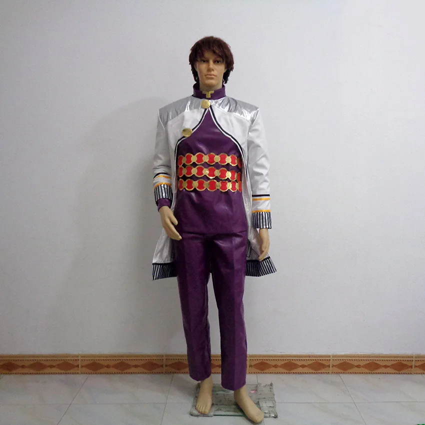 Костюм для косплея Джоджо «Невероятные приключения», униформа на Хэллоуин, костюмы Terunosuke Miyamoto, любой размер на заказ