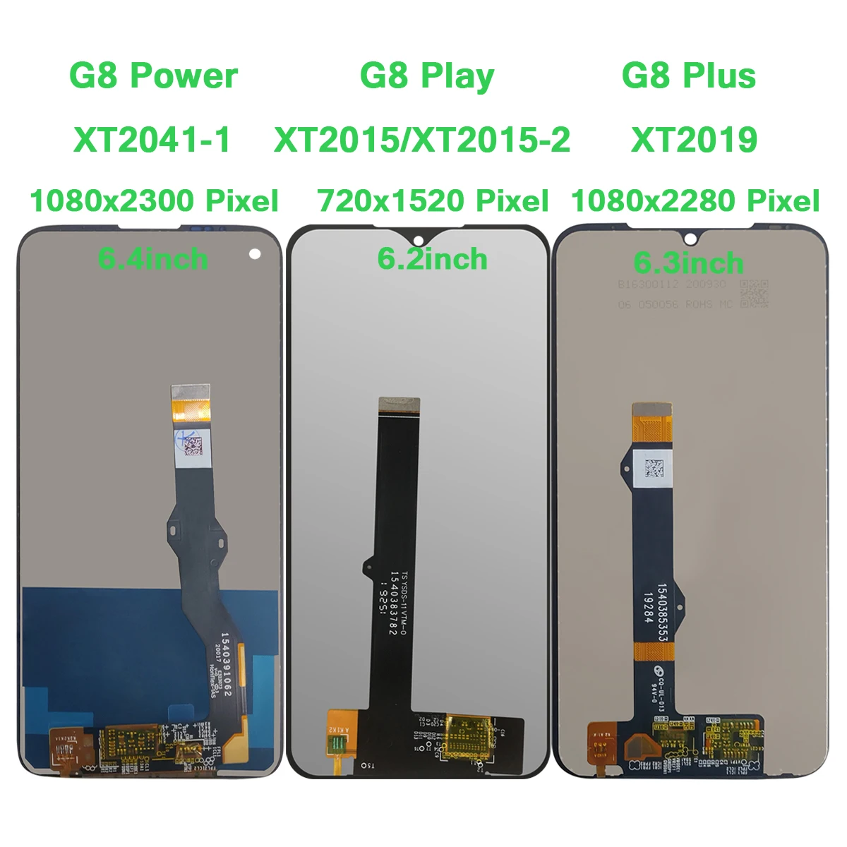 Оригинальный Новый ЖК-дисплей для Motorola Moto G8 XT2045-1/G8 Power XT2041-1/G8 Play XT2015/G8 Plus XT2019 с