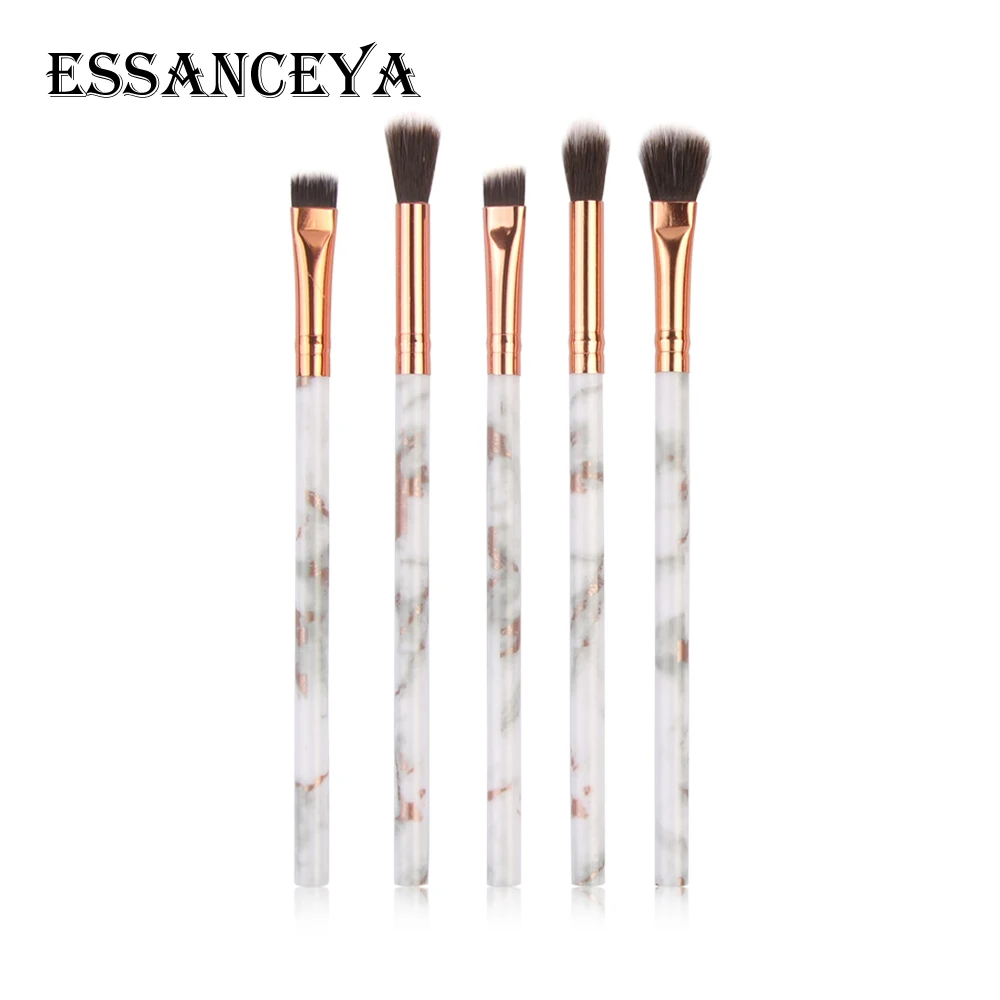 ESSANCEYA, 5/10 шт., набор кистей для макияжа с мраморной ручкой, тени для век, кисти для макияжа глаз, косметические Косметические Инструменты, набор кистей для макияжа