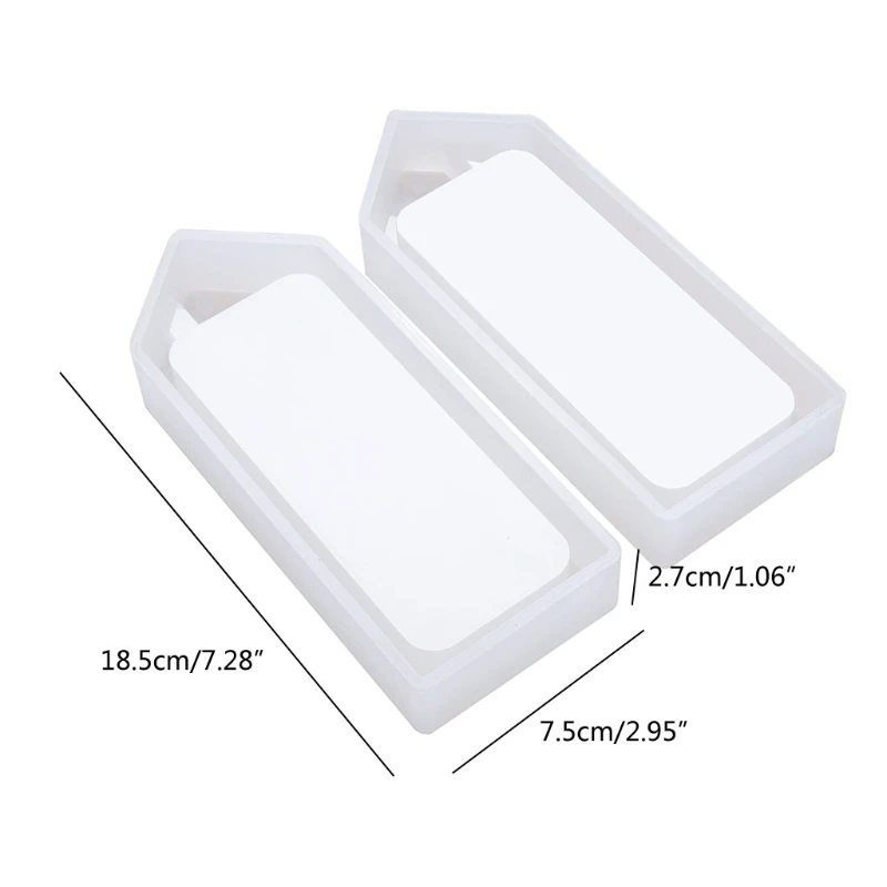

Handmade 3D House Shape Piggy Bank Silicone Resin Mold Coin Storage Box Silicone Epoxy Resin Casting Mold DIY Craft Tool