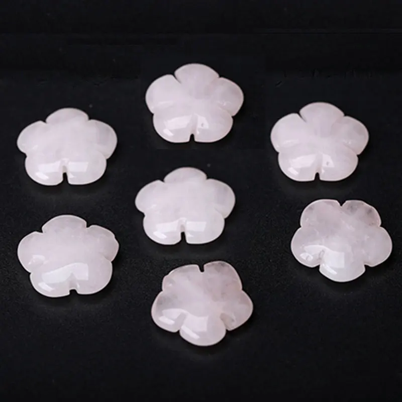 

Natural Stone Flower Beads For Jewelry Making 16mm 20mm DIY Accessorries Beads For Bracelet For Women Gifts