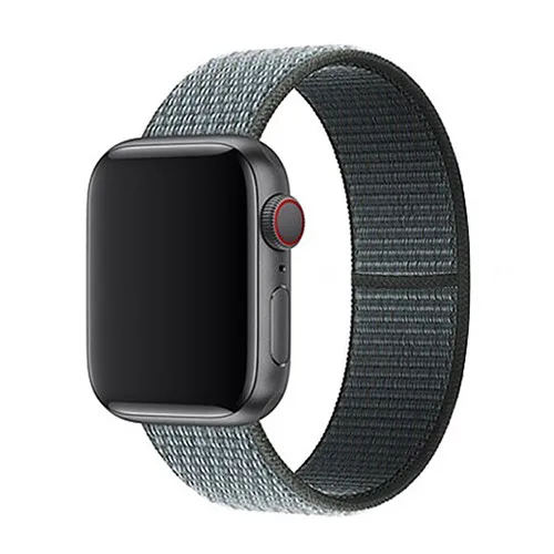 Спортивный нейлоновый ремешок для apple watch 4, apple watch 5, ремешок correa iwatch 44 мм, 40 мм, 38 мм, 42 мм, apple watch series 4, 3, 2, 1 - Цвет ремешка: NEW Storm Gray