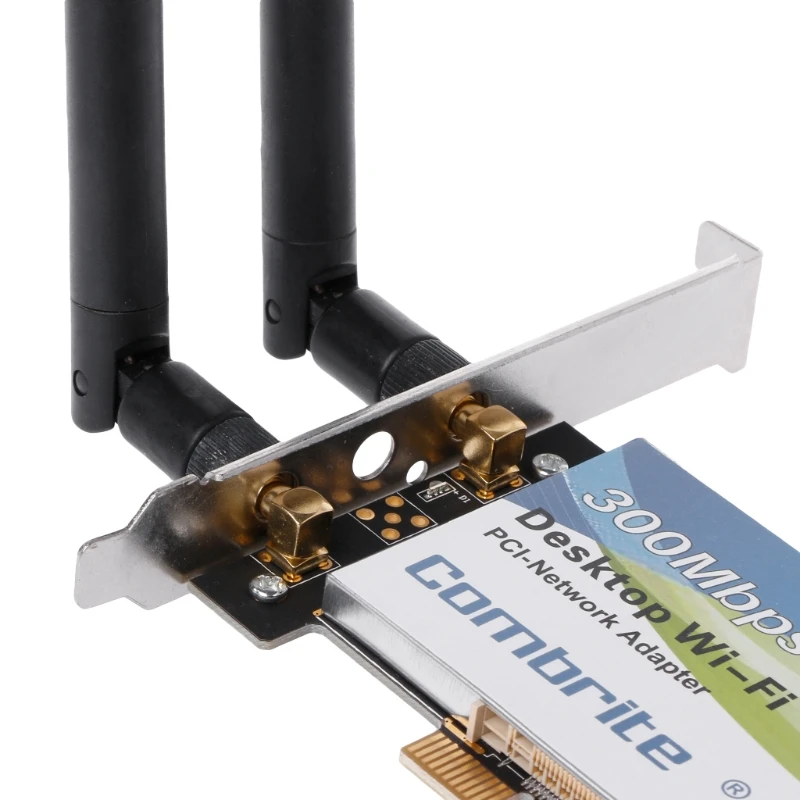 AR9223 PCI 300M 802.11b/g/n беспроводная WiFi карта для настольного ноутбука 6 дБ антенна |