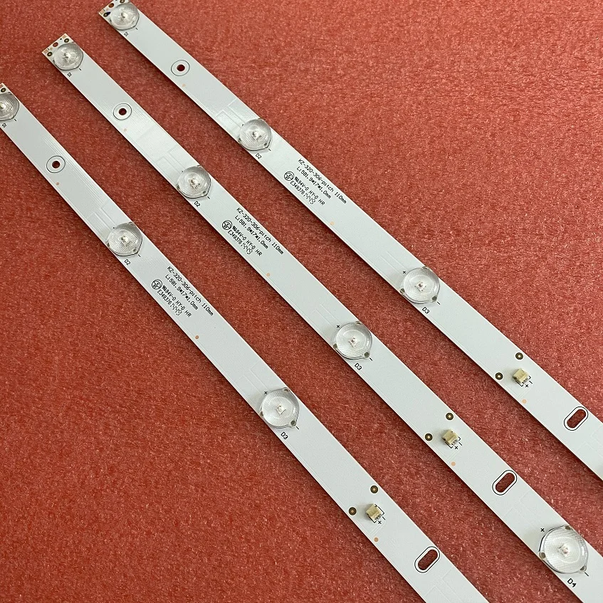 3 шт. светодиодный подсветка для STV LC32ST880WL HISENSE LHD32D33EU LHD32D33TUK MBL 32035D306KZA V1 115MM KZ 320 306
