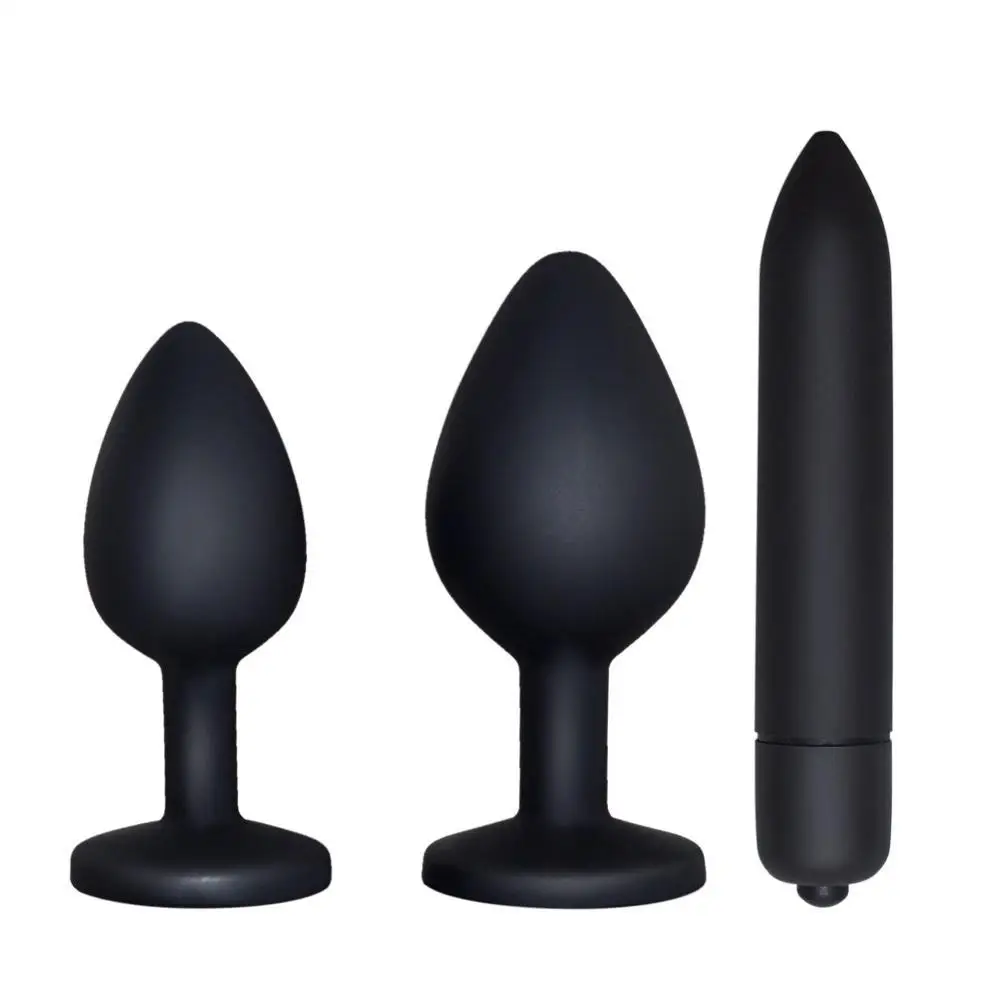 Металлический кристалл Анальная пробка пуля Vibtaort нержавеющая сталь ювелирное