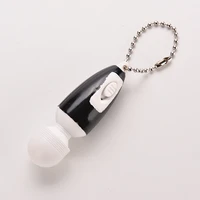 portable mini massage stick tiny stress relief electronic key chain ring full body massager with button random color