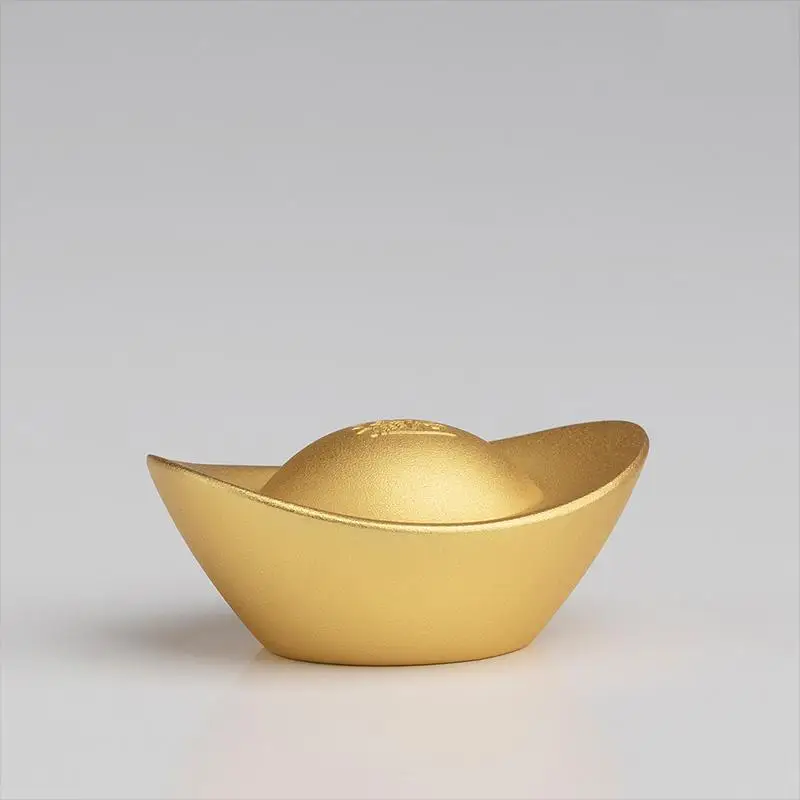 Полностью медные настоящие золотые позолоченные украшения полностью слитки