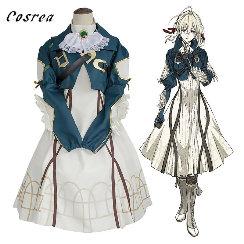 Короткая футболка с героями из японского аниме фиолетового цвета платье-костюм