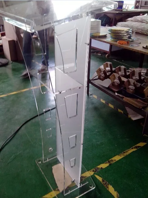 Free Shipping Beautiful Easy Cheap Detachable Acrylic Podium Pulpit Lectern | Theater Furniture