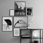 Женские линии тела винтажная камера девушка рука любовь Цитата плакат скандинавский черный белый холст стены Искусство Печать картина украшение картина