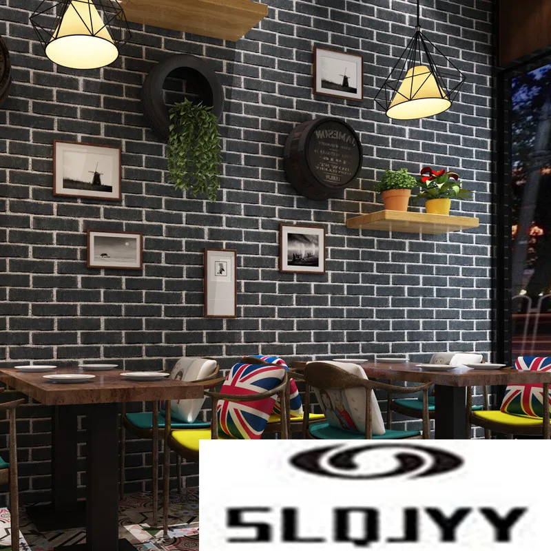 Обои 3D трехмерные Ретро антикварные кирпичные кирпичи наклейки с рисунком в виде