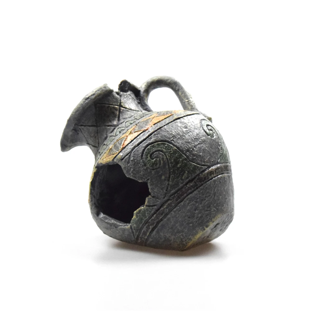 Fish Tank Ancient Vase Aquarium Decoration Environments Incan Ornament | Дом и сад
