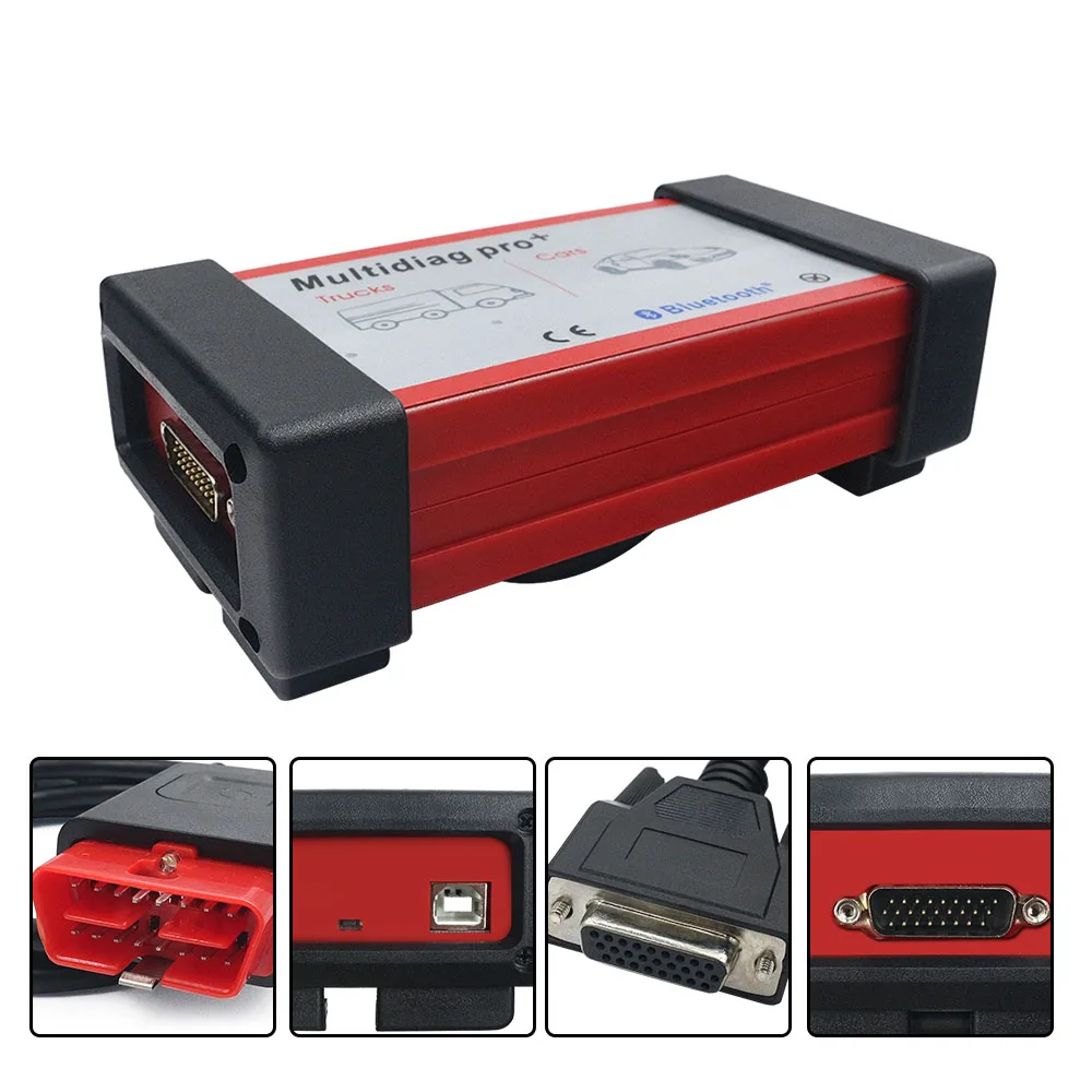 OBD2 Multidiag Pro+ с OBDII Bluetooth двойная плата Pro Plus Bluetooth 2016R1,1 бесплатно Keygen 9421A полный автомобиль/Грузовик Кабели