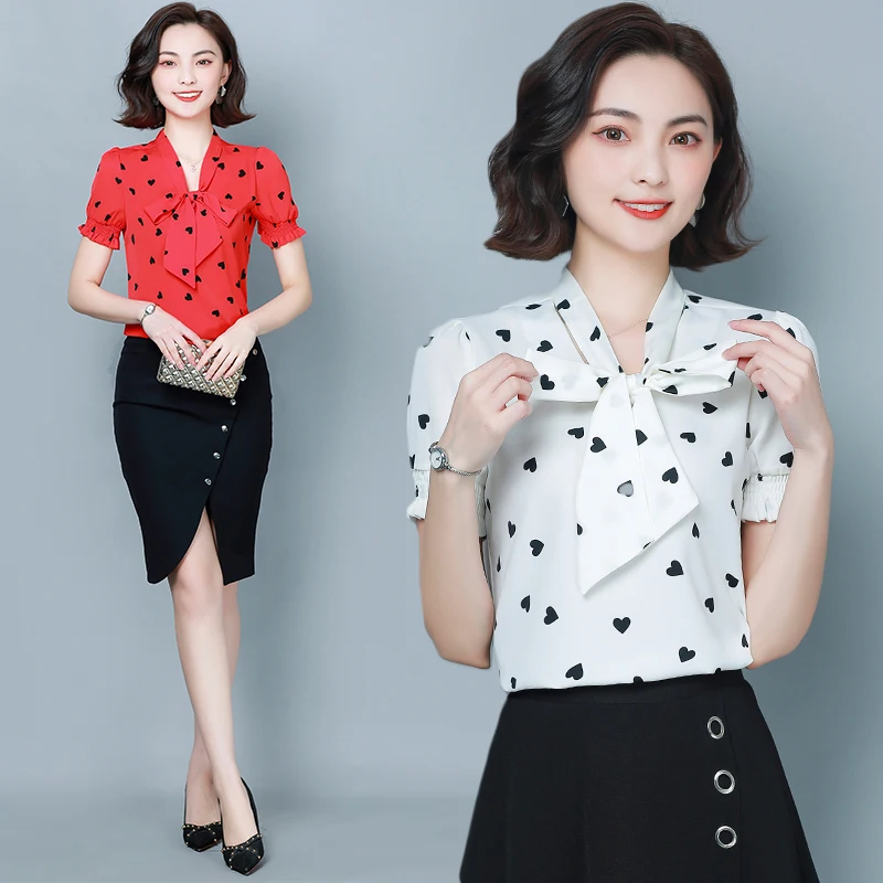 Модные женские топы и блузки 2021 шифоновая блузка рубашка для девушек женщин с