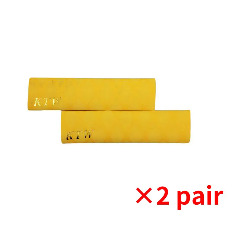 Yellow 2 pair Аксессуары для велосипеда KTW, защита для велосипеда, передняя и задняя вилка, нажимные велосипедные страйдеры, цветная резиновая защита рамы - Цвет: Yellow 2 pair