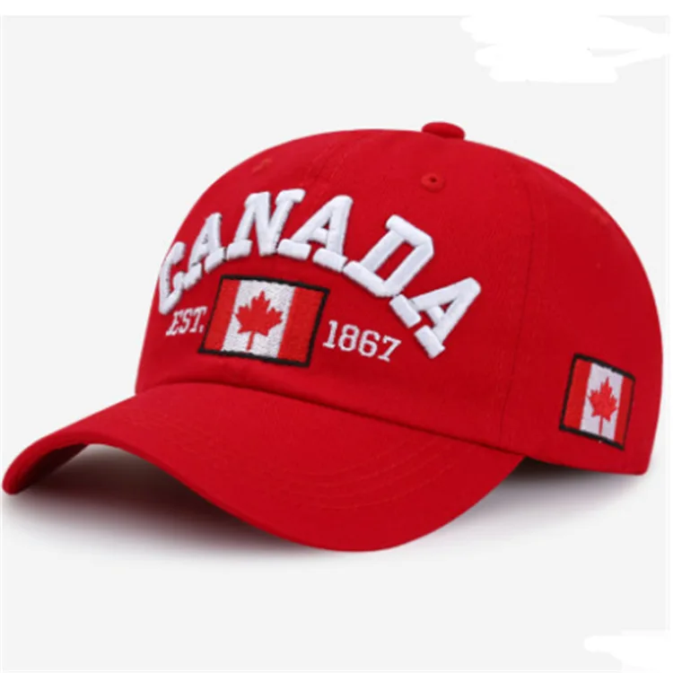 

Autumn Gorras Flag Men Fishing Baseball Caps of Canada Embroidery Hat Mens Snapback Bone Adjustable Wonmen Baseball Snapback Hat