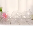 10 шт., прозрачные шары для украшения рождественской елки ADW889