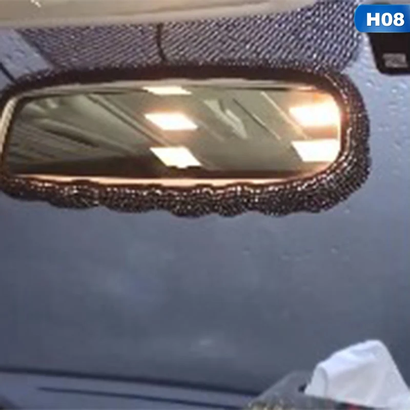 Шикарные стразы, хрустальные аксессуары для салона автомобиля, Алмазная крышка рулевого колеса, подушки для шеи, поддержка талии, комплект переключения ручного тормоза