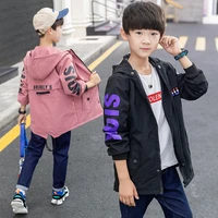 long style jacket spring autumn coat outerwear top children clothes kids costume teenage school boy clothing high quality
