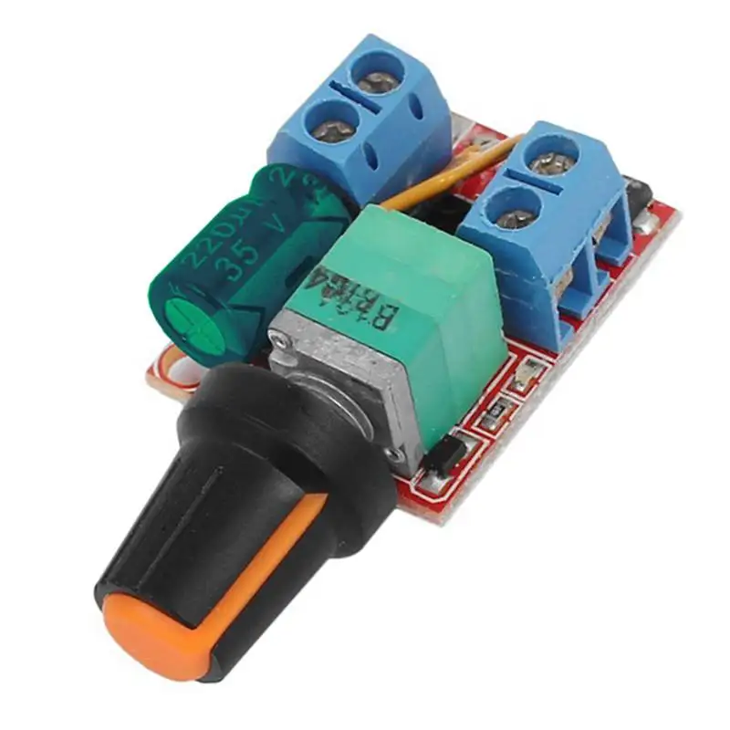 ABSF DC Motor Speed Control Driver Board 3V-35V 5A PWM Controller Stepless 3V 6V 12V 24V 35V Variable Voltage Regulator Dimme | Лампы и