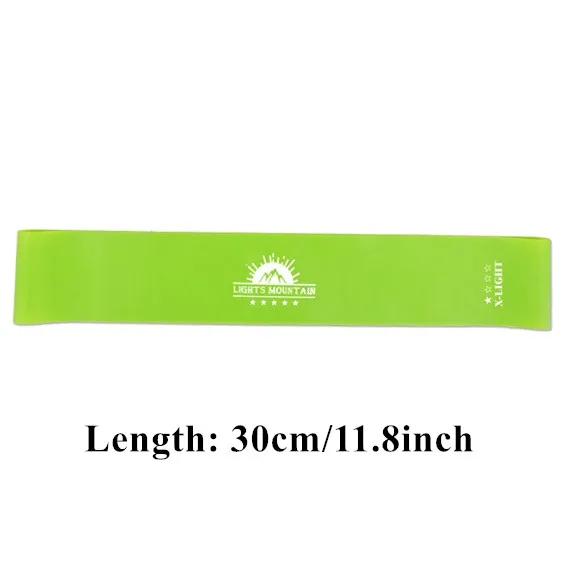 Green-30cm Фитнес резинки резинки для фитнеса резинки для спорта фитнес резинка фитнесс резинки спортивные резинки эспандер экспандер фитнес для спорта1,45 мм-0,45 мм Эспандеры 6 цветов Пилатес Йога Спорт Тренировка Тренировки - Цвет: Green-30cm