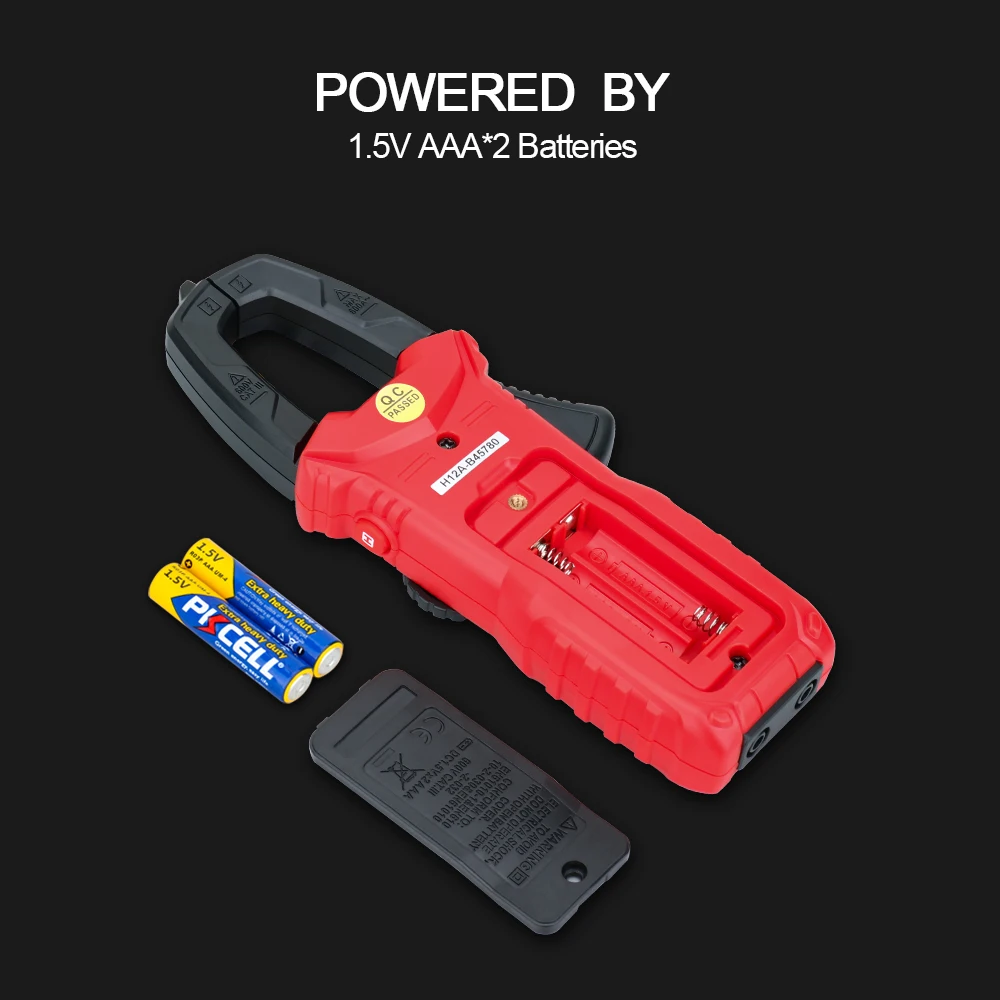 Цифровой измеритель-зажим AC/DC/ток Ома тестер емкости и напряжения зажим