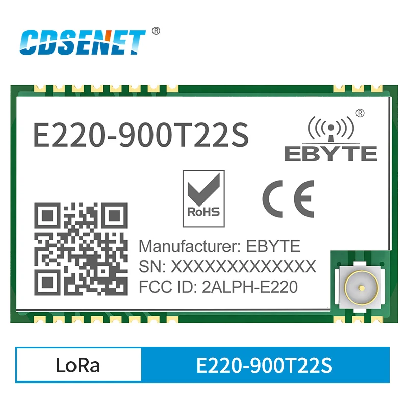 LLCC68 LoRa 868 МГц rf модуль 915 22dBm дальний IPEX/штамп отверстие UART WOR Беспроводной